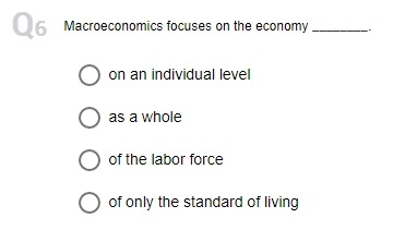 in an economy. O it is referring to the total value of