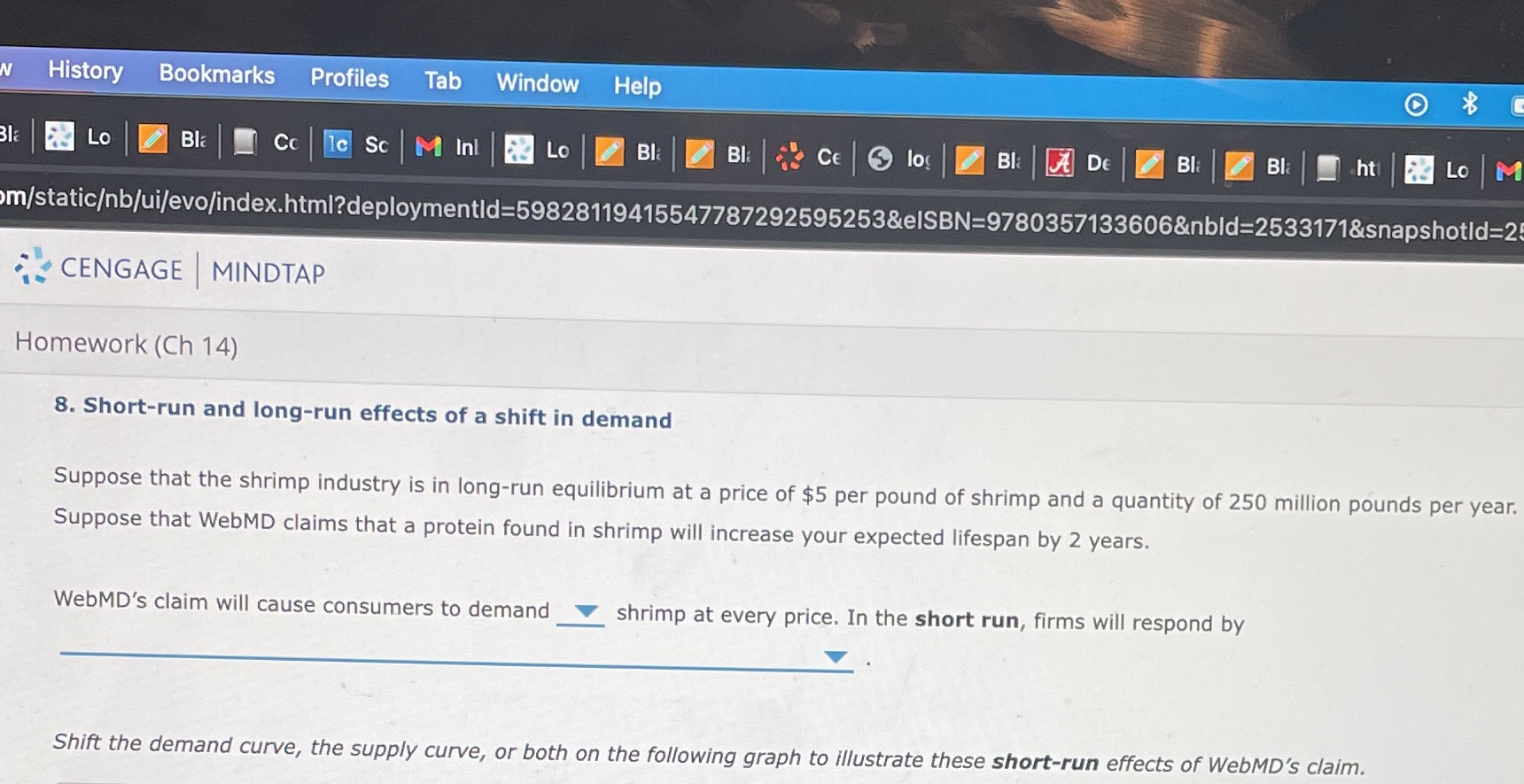  N History Bookmarks Profiles Tab Window Help B Bla Lo Bla