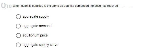 livingQ7 Which is true of aggregate demand? O Aggregate demand can only