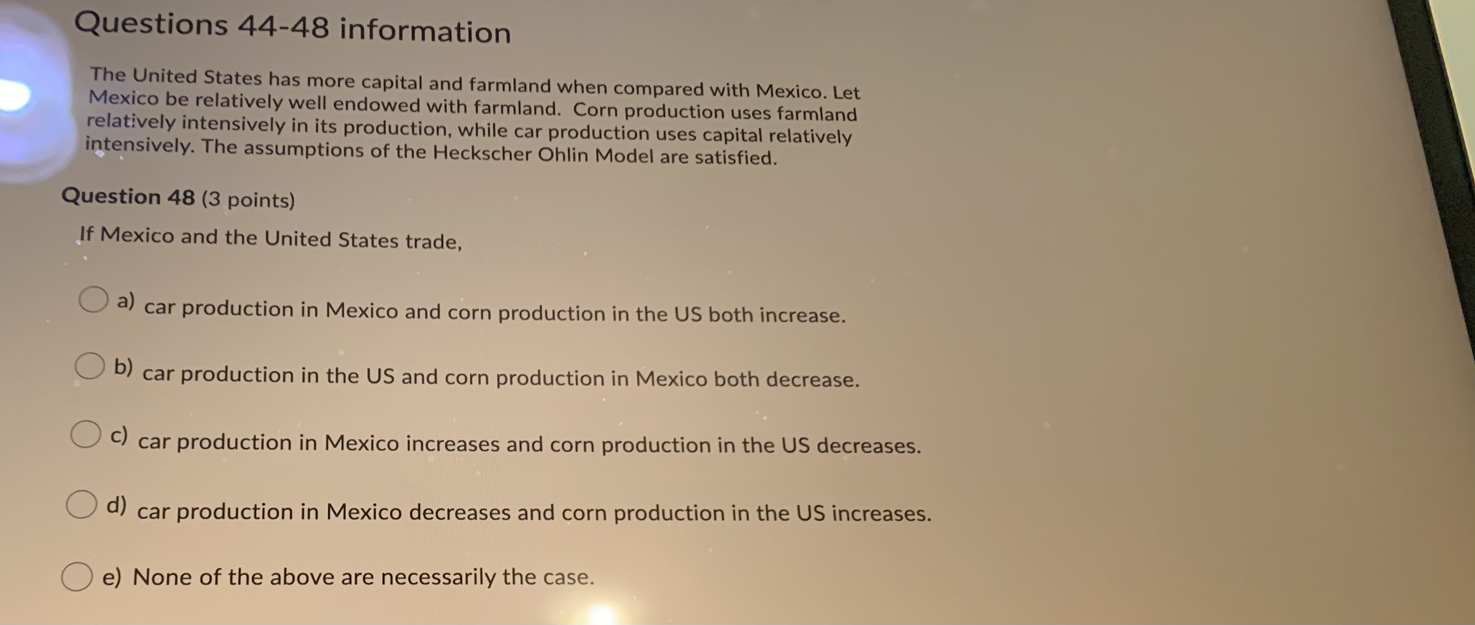 of corn be 20,000. It takes 3 units of capital and 1