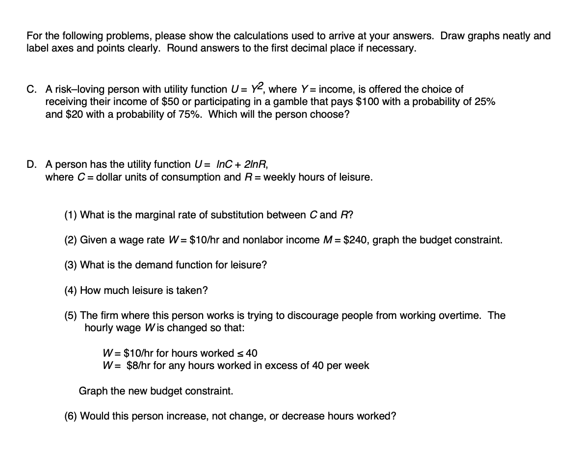 in a two-sided sheet with formulas and drawings on it. A. Answer