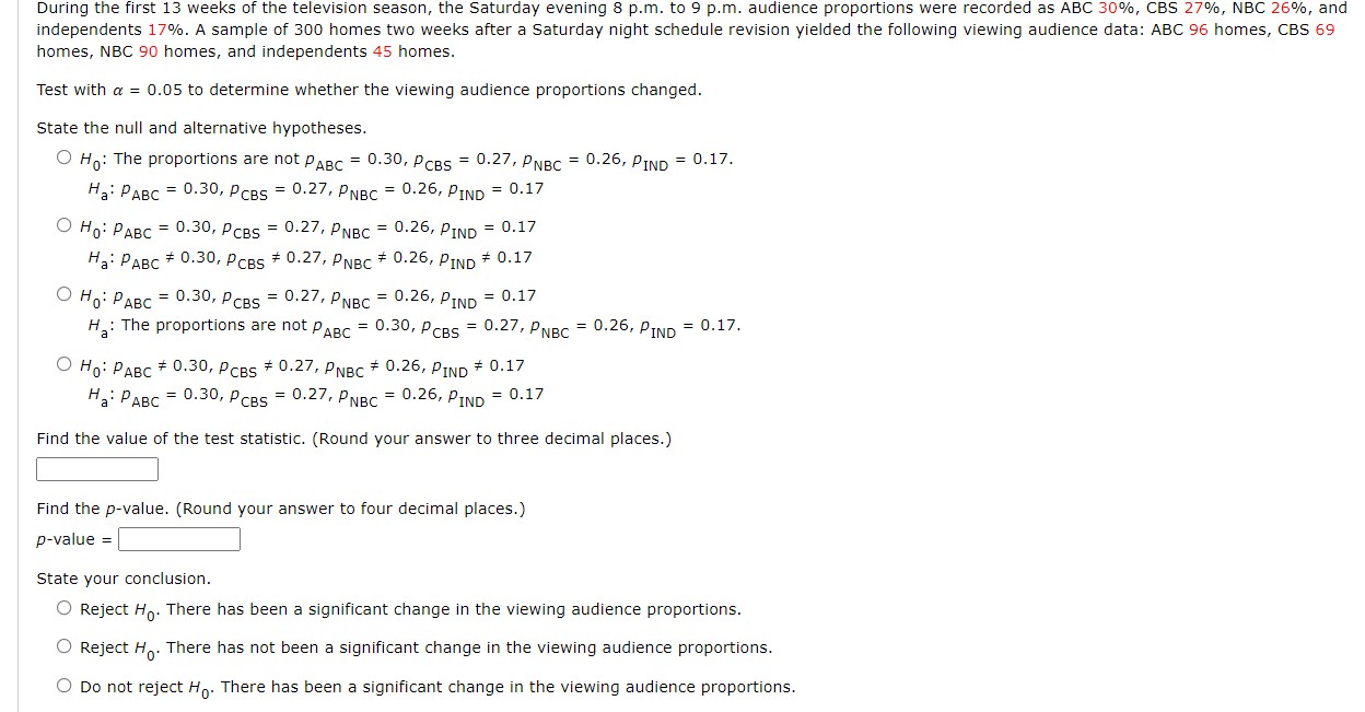State the null and alternative hypotheses. O Ho: The type of ticket