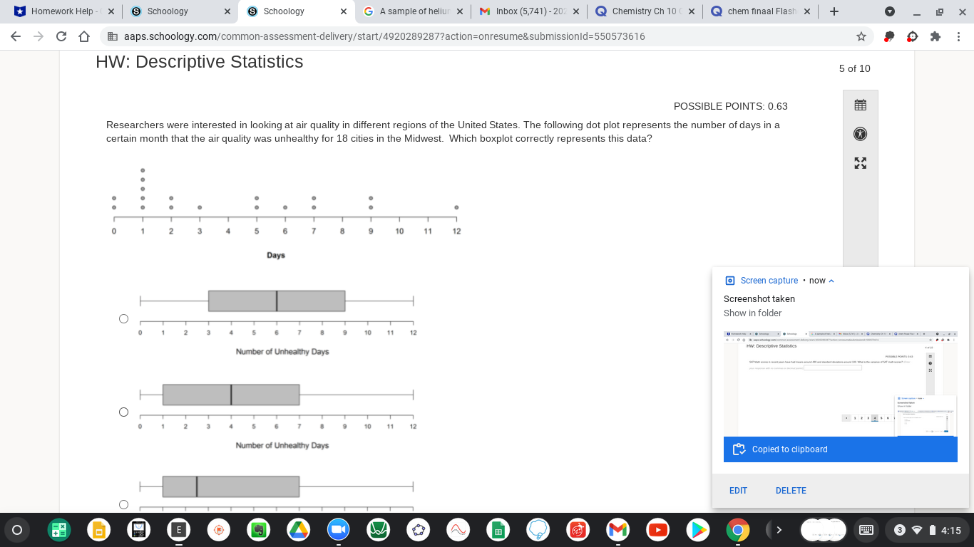 Flash x + X aaps.schoology.com/common-assessment-delivery/start/4986638173?action=onresume&submissionld=566563529 HW: Margin Error/Confidence Intervals 2 of 9
