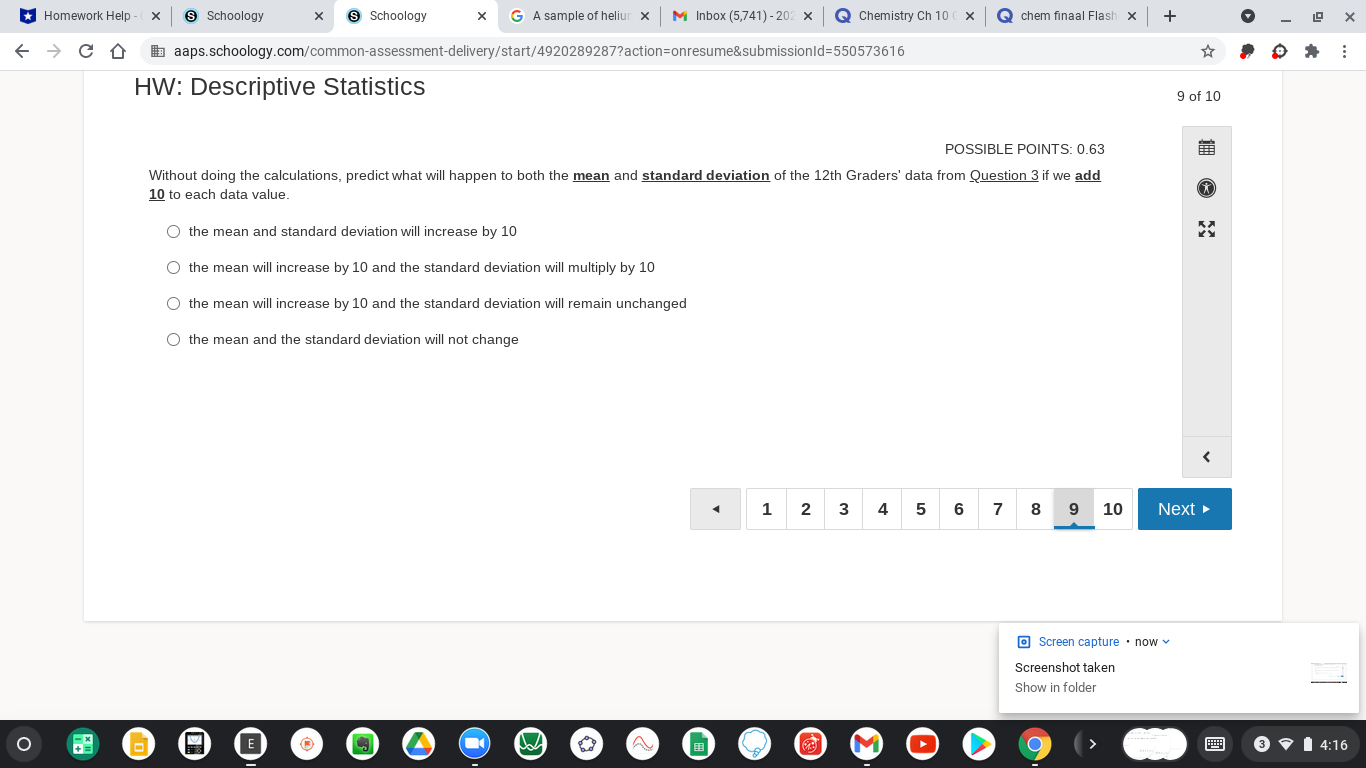 202 x @ Chemistry II: Sectic x Q Chemistry Ch 10 (