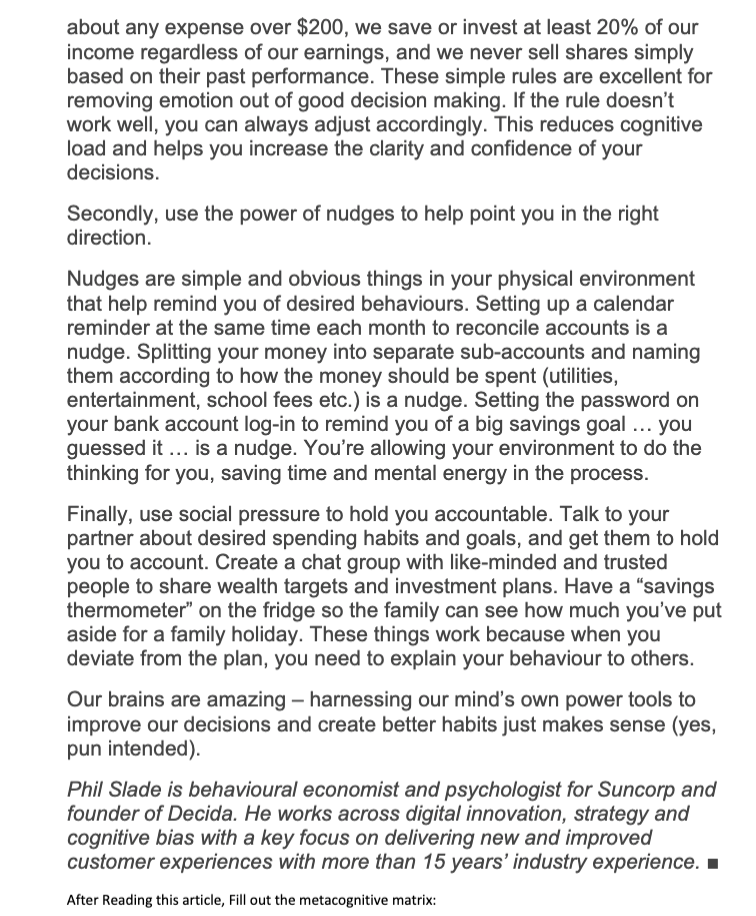 spending, we face a ght against the emotional pain of loss that