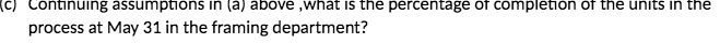 (C) Continuing assumptions in (a) above , what is the percentage