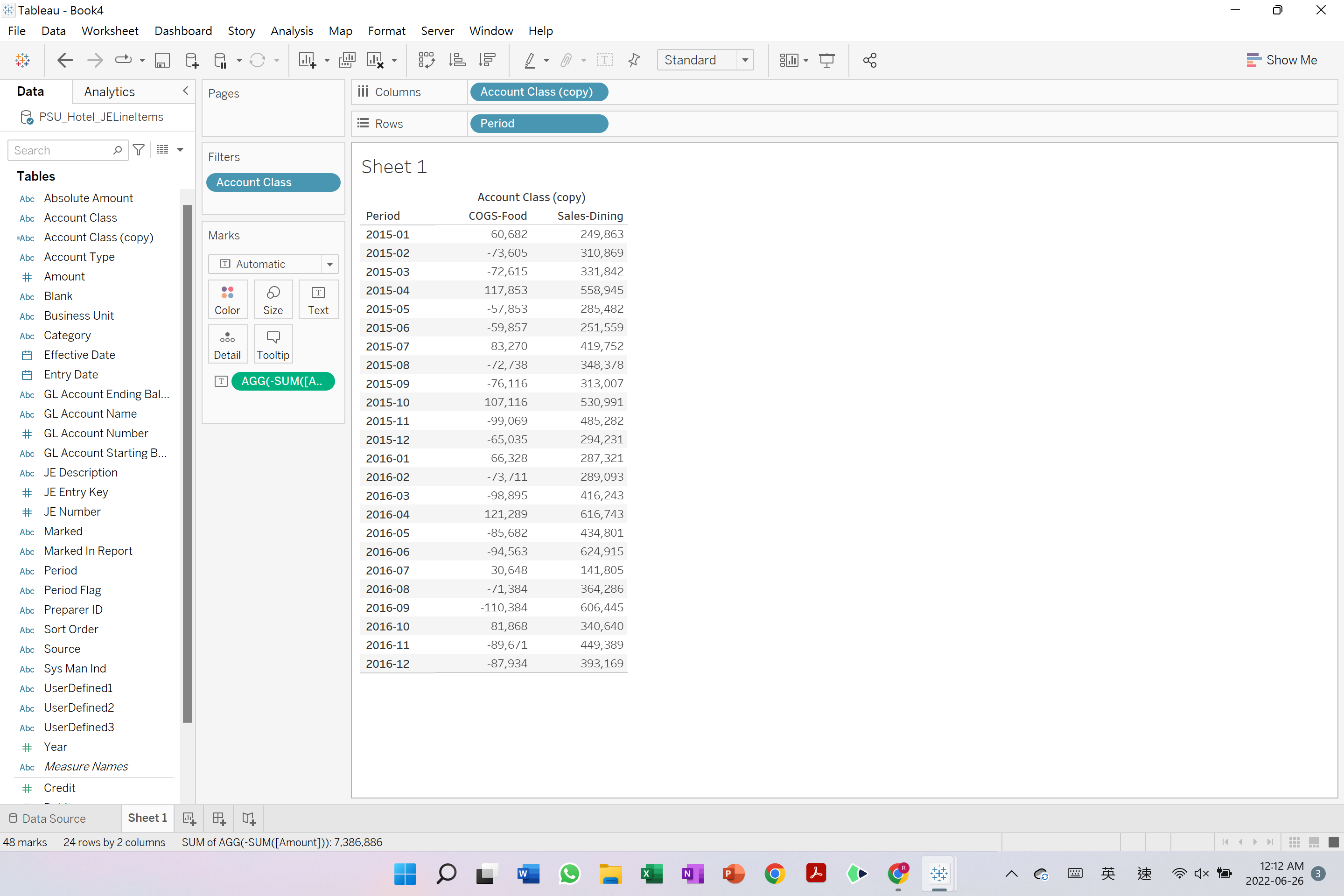 Map Format Server Window Help Standard Show Me Data Analytics Pages iii