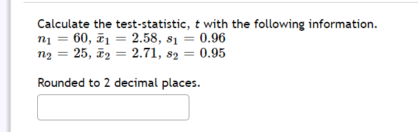 GPA of day students. You sample 25 night students, and the sample