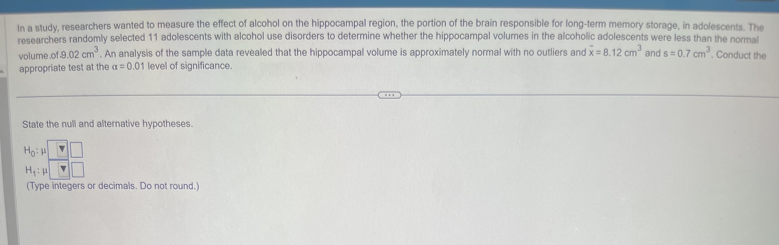 critical value(s) for a left-tailed test of a population mean at the