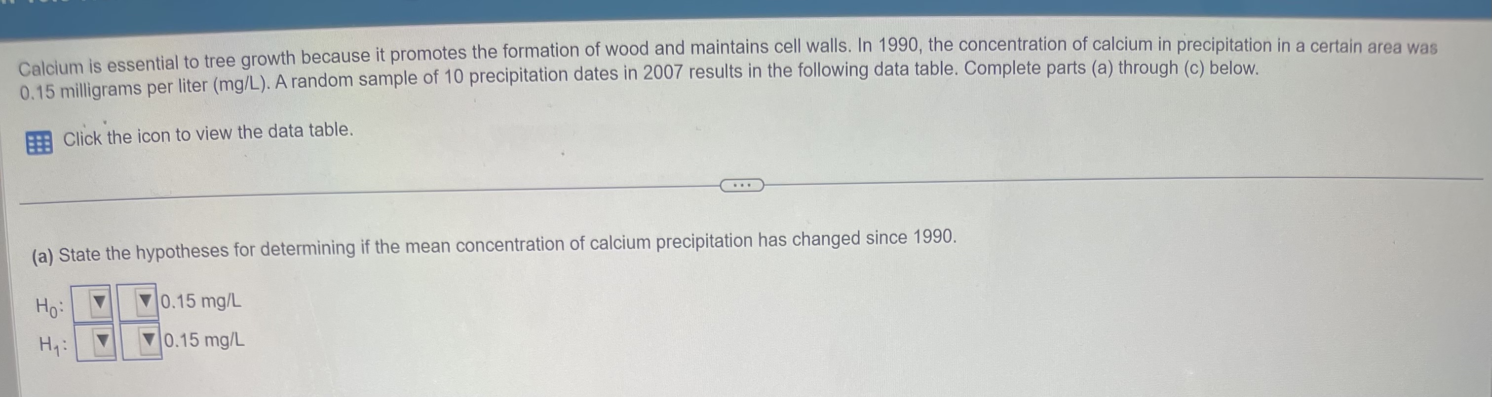 n = 20. (c) Determine the critical value(s) for a two-tailed test