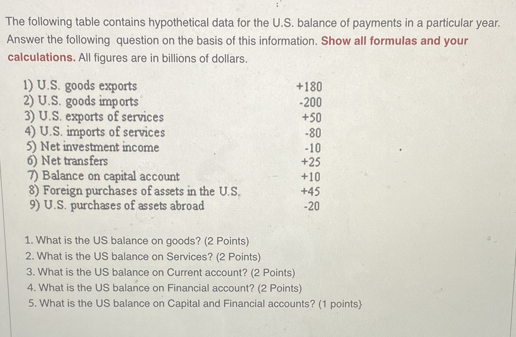 Please show the formulas and any calculations that you do I'm really