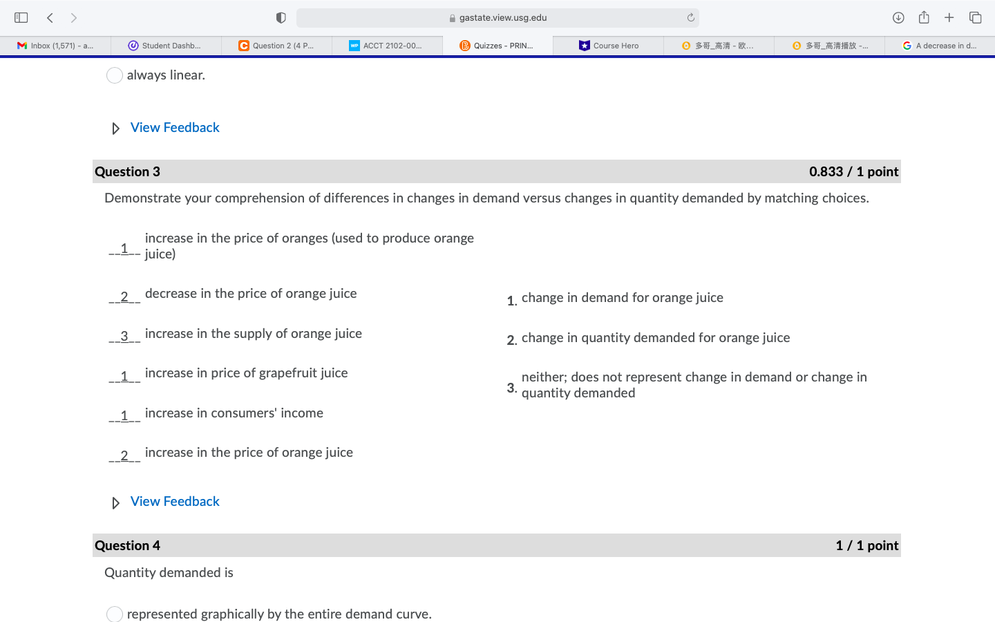 Quasllon 2 (a P... u ACCT 21u200... Quizzes - FRIN... Course Ham