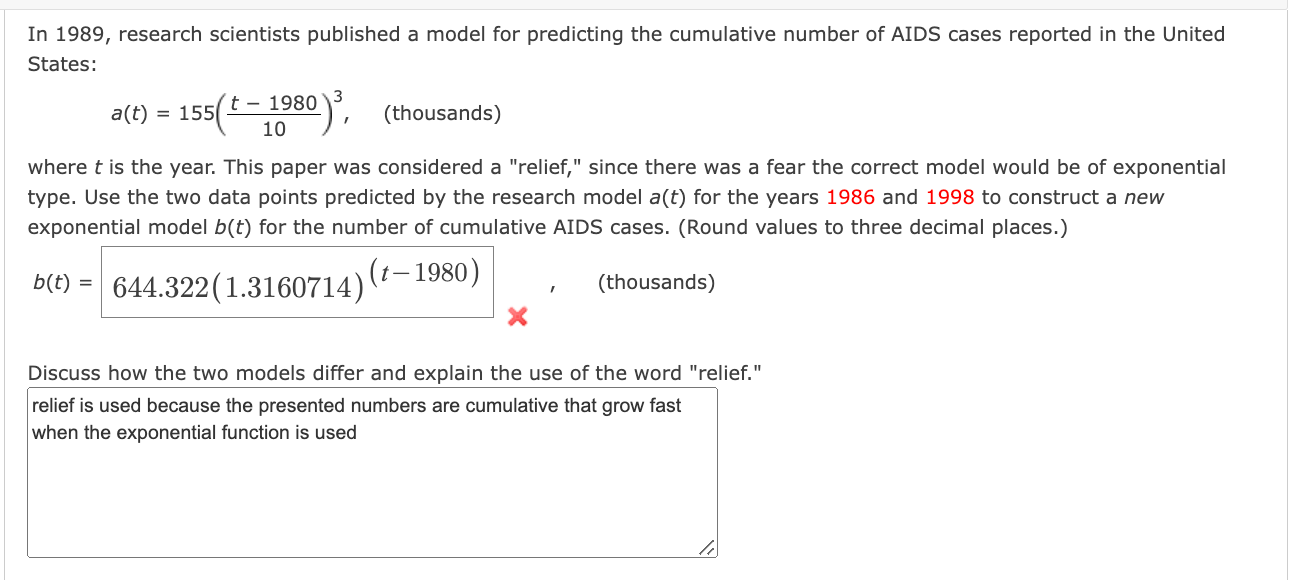 in standard exponential form. (a) y = 2(4-x) 2 y = 4-