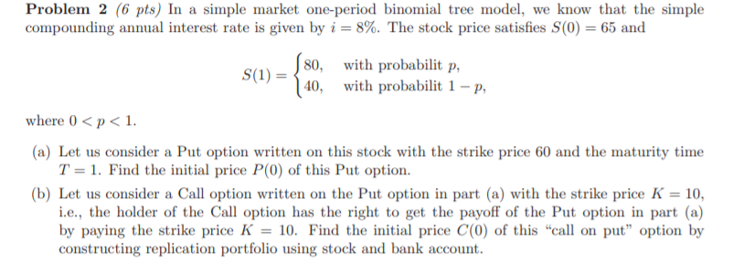 model. we know that the simple compounding atmual interest rate is given