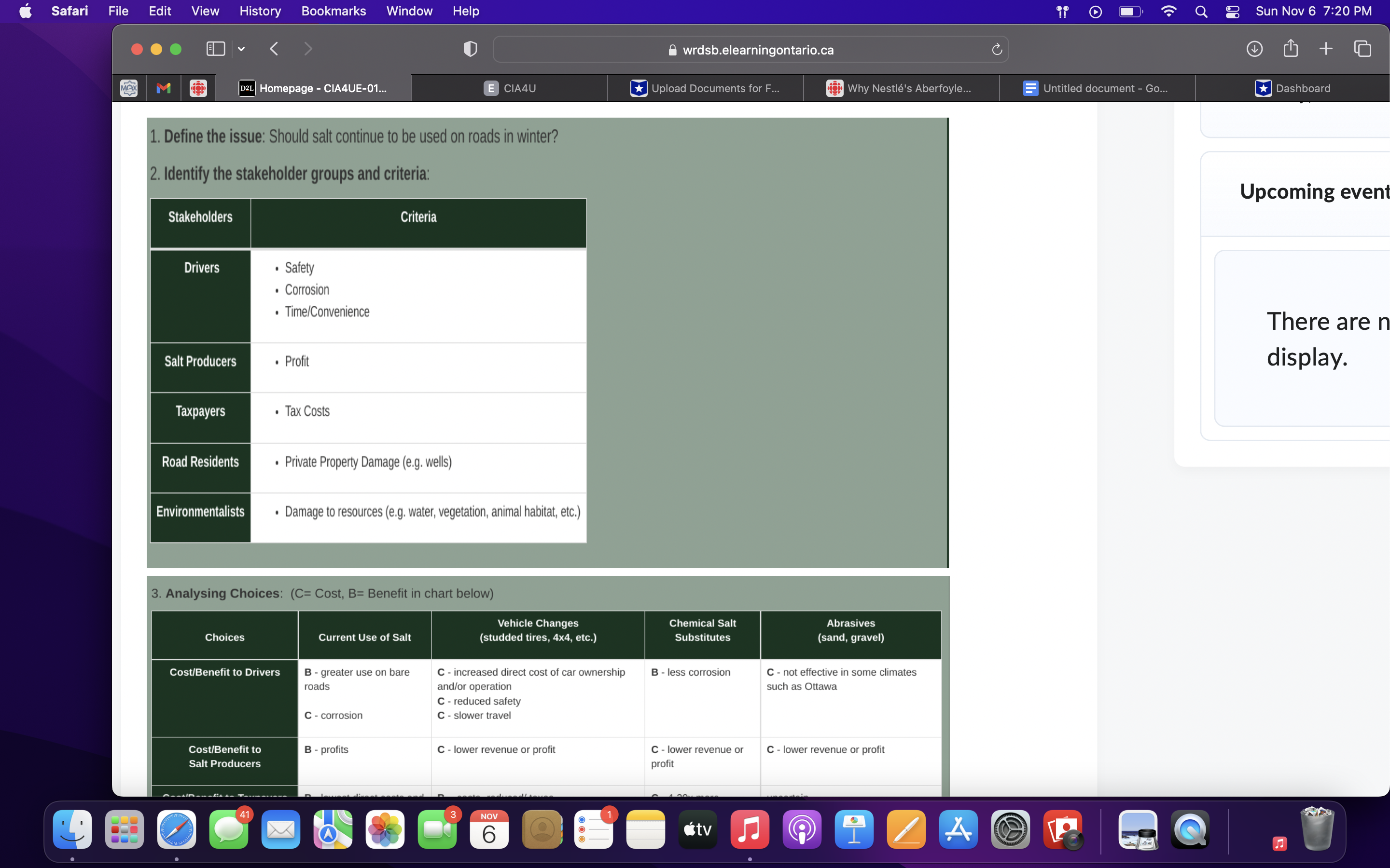Cost Benefit AnalysisUsing the sources provided in this activity, create a