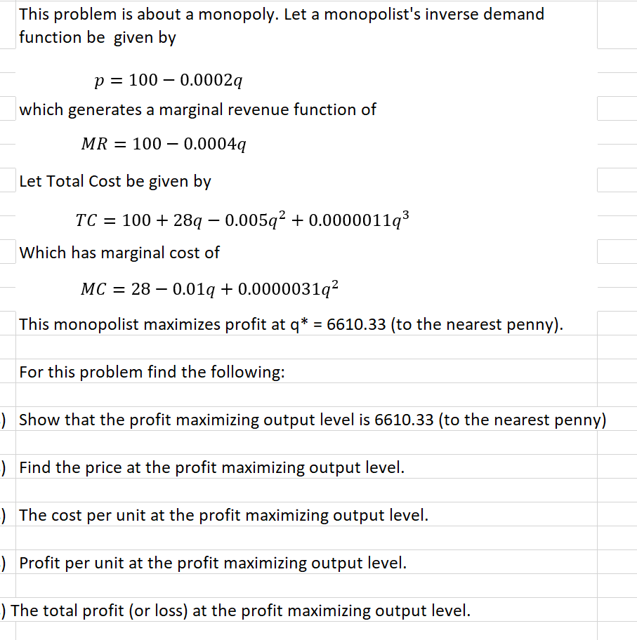  Questions are below instructions in the picture. This problem is about
