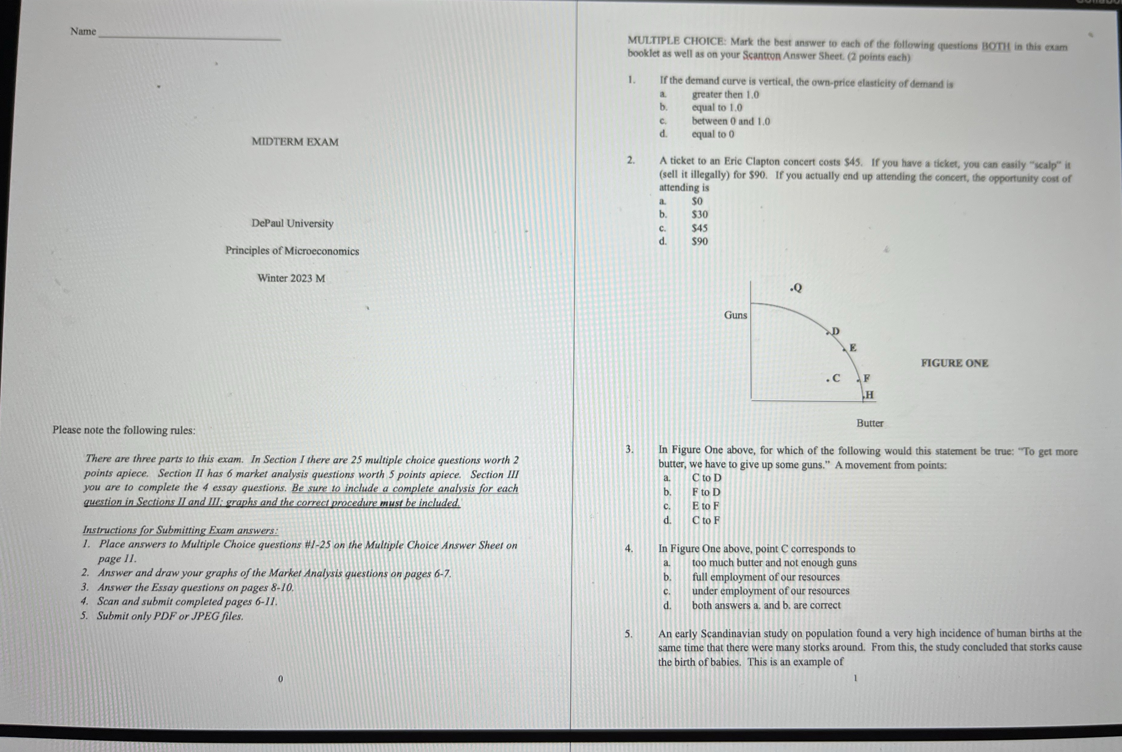  Can anyone help answer all this questions? Name MULTIPLE CHOICE: Mark