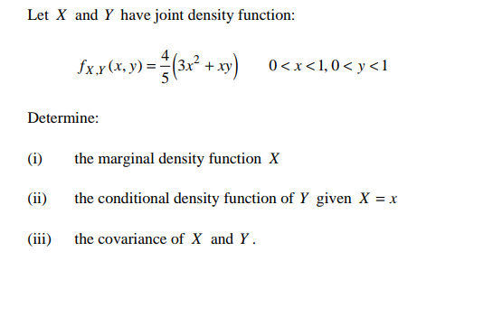 are independent random variables and X has a 2'3, distribution and Y