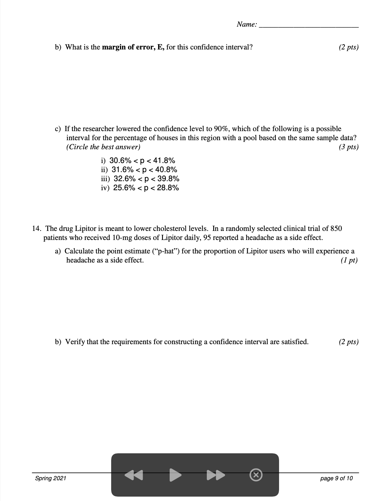 following uniform density curve describes the distribution of G.P.A.s for majors in
