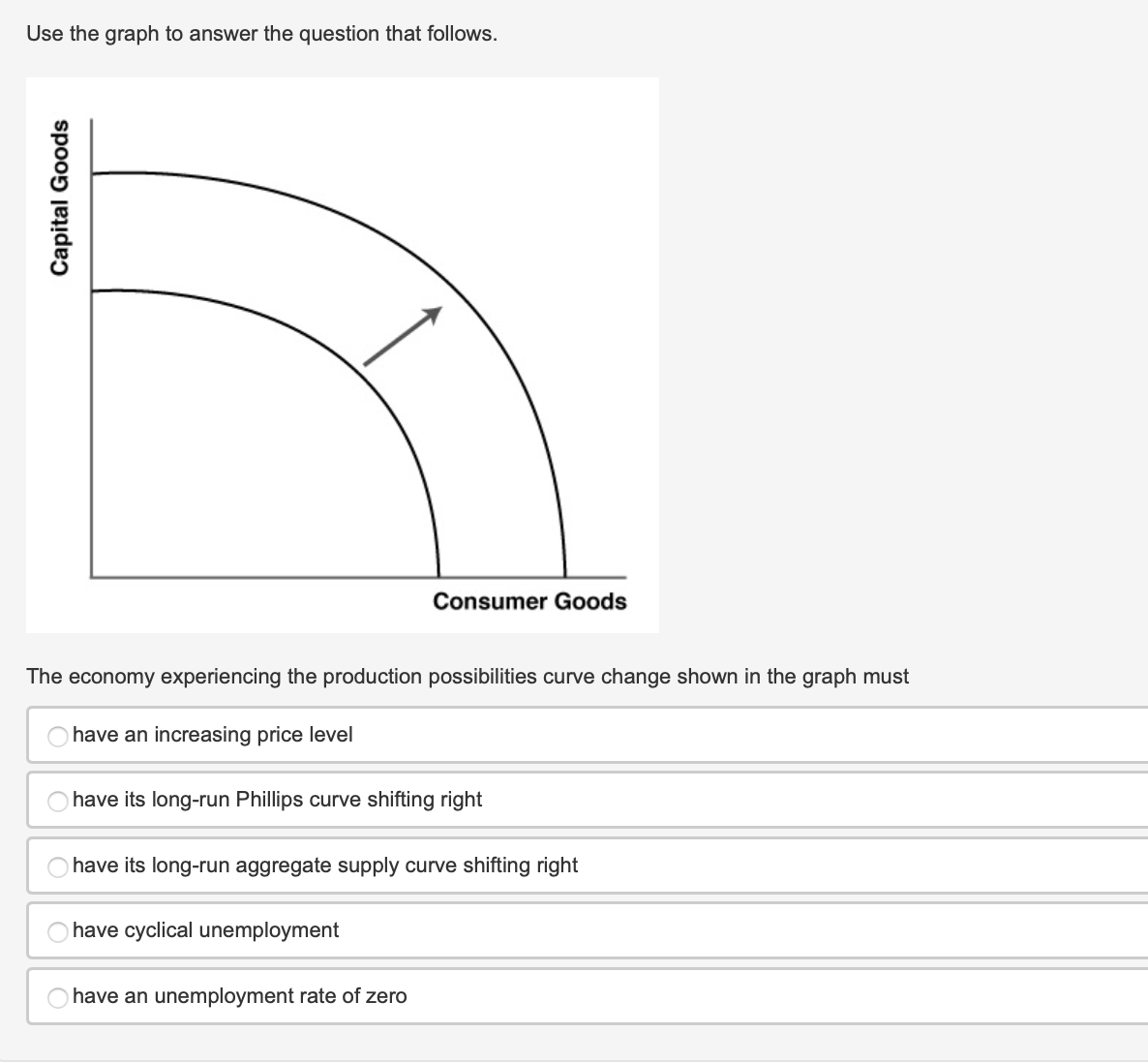 country runs at full employment. In the long run, what does the