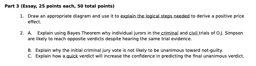an appropriate diagram and use it to explain the logical steps needed