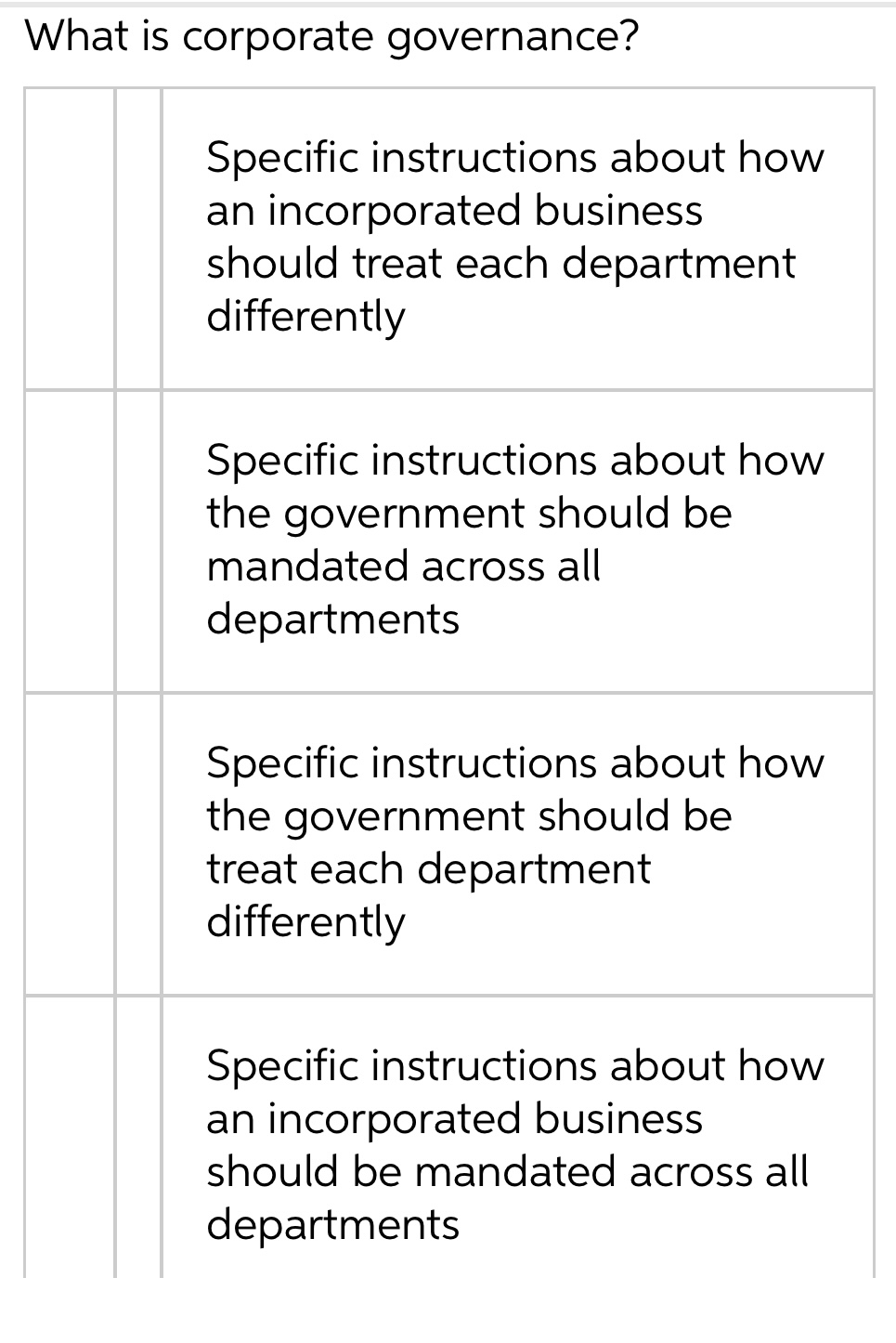 The search for ways around regulations. The search for ways to always