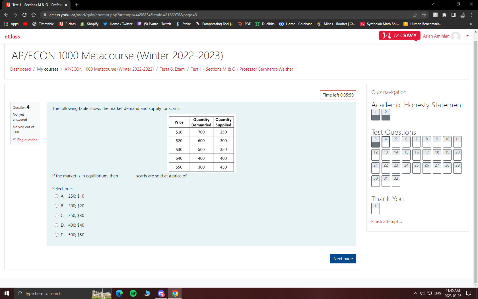  i dont have much time please just give me answer no