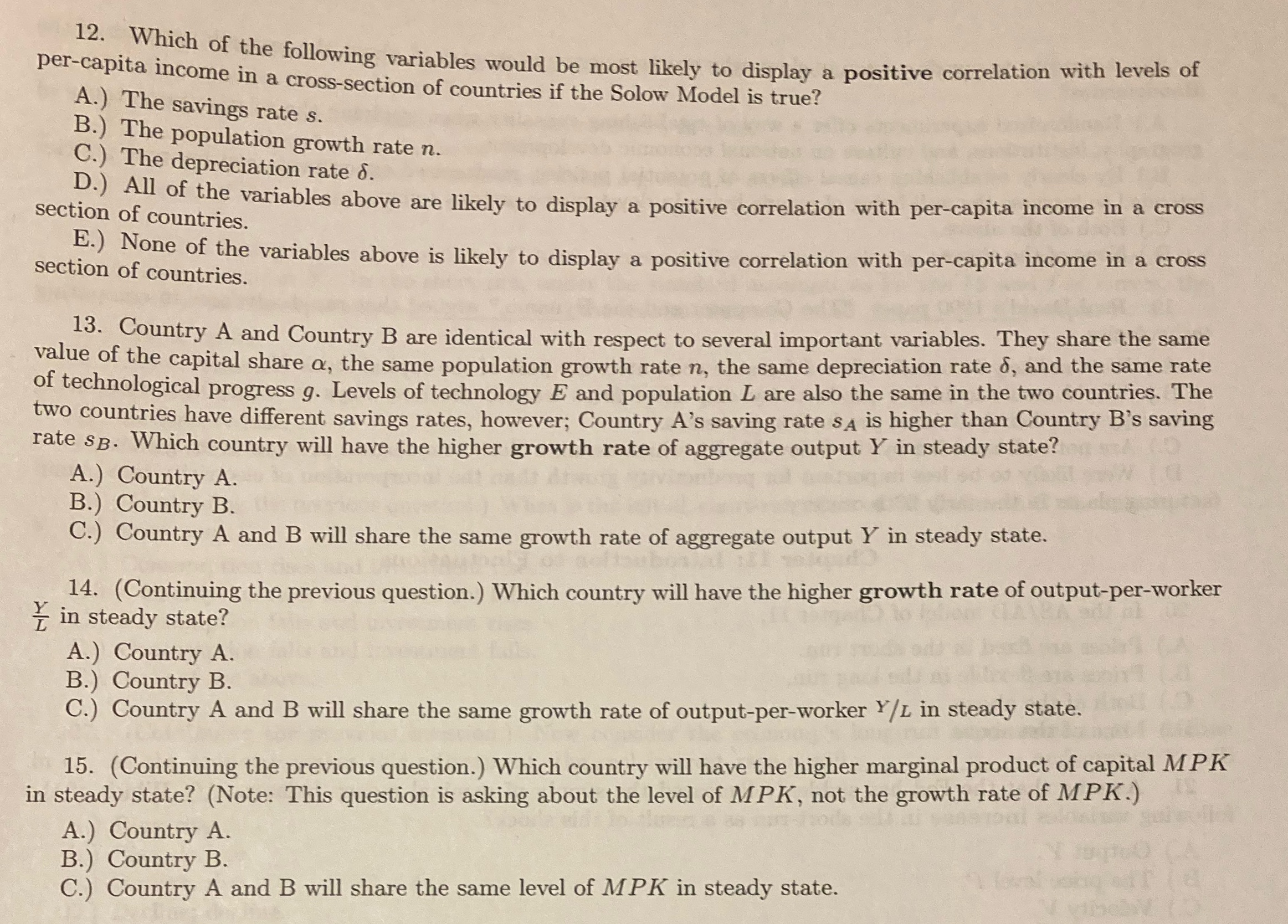 Hello can you please help with these questions.I have a test