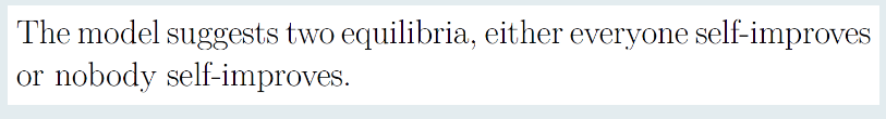 partners may now be rejected by selfirnprovers. The Scottish equilibrium induces social