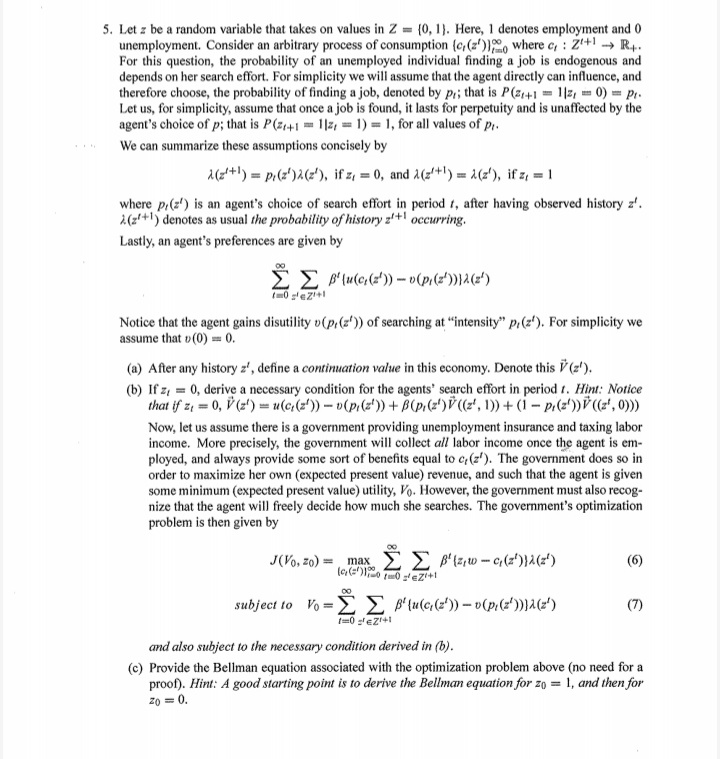 (c,(z)],2, where c, : Z'+1 - RA. For this question, the probability