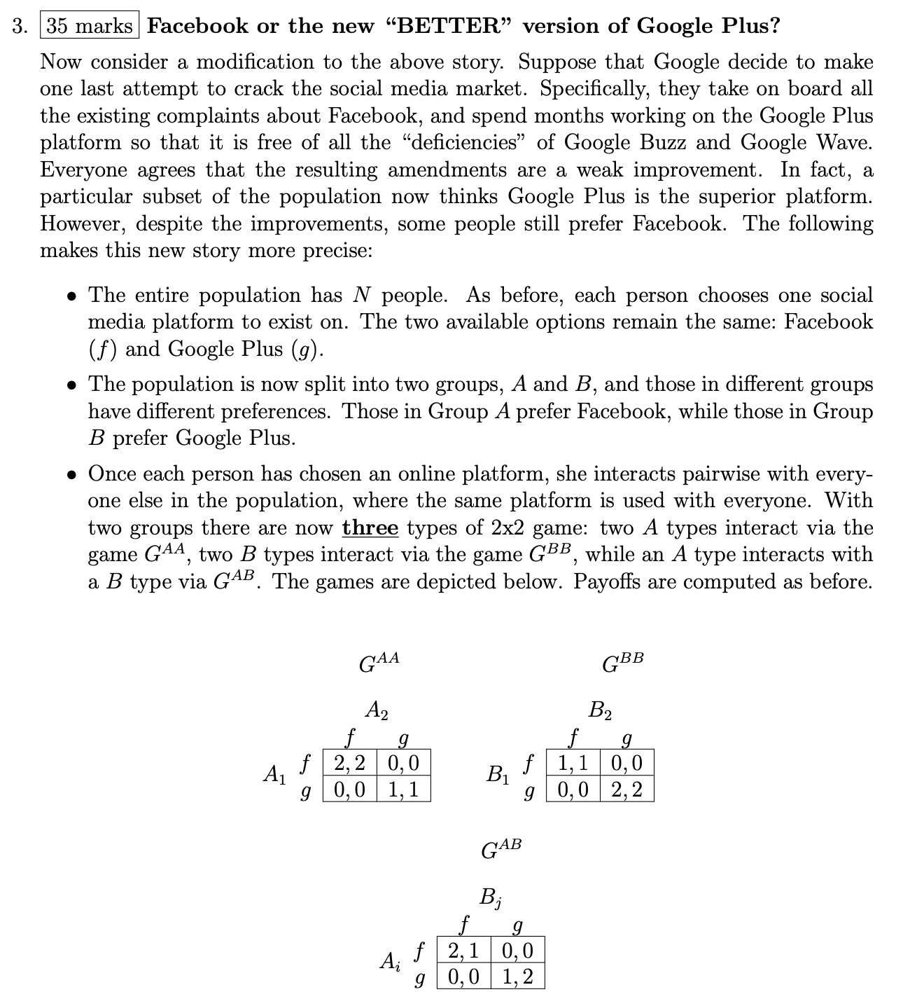 the news feed works", \"the privacy settings are awful\3. Facebook or the