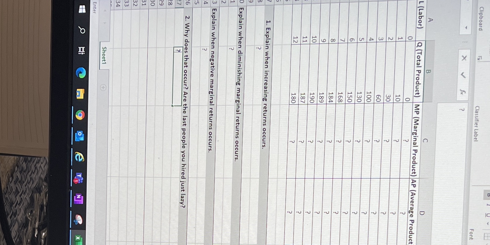  HW: Answer areas with ? Clipboard Classifier Label Font X V