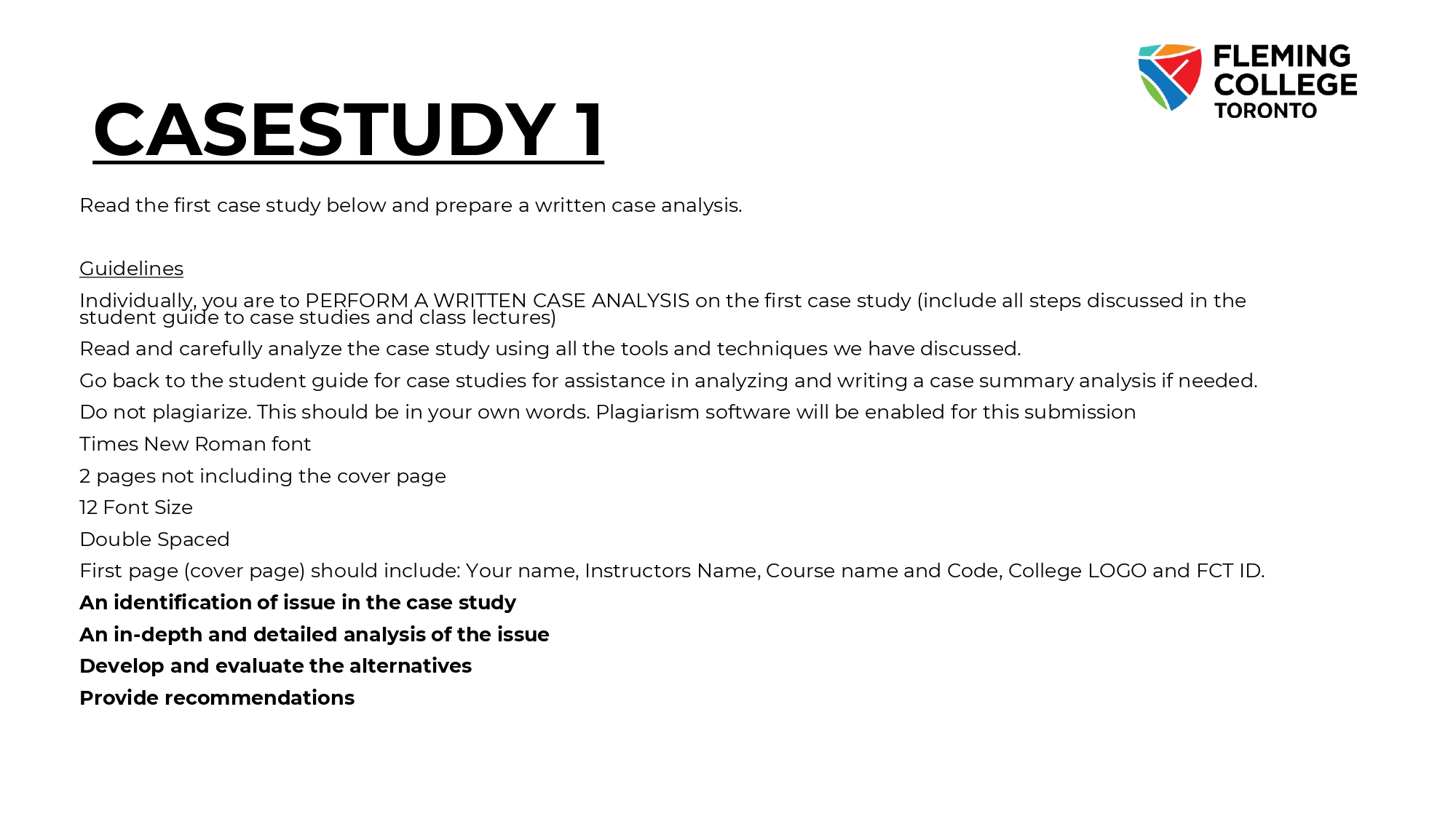 submission Times New Roman font 2 pages not including the cover page