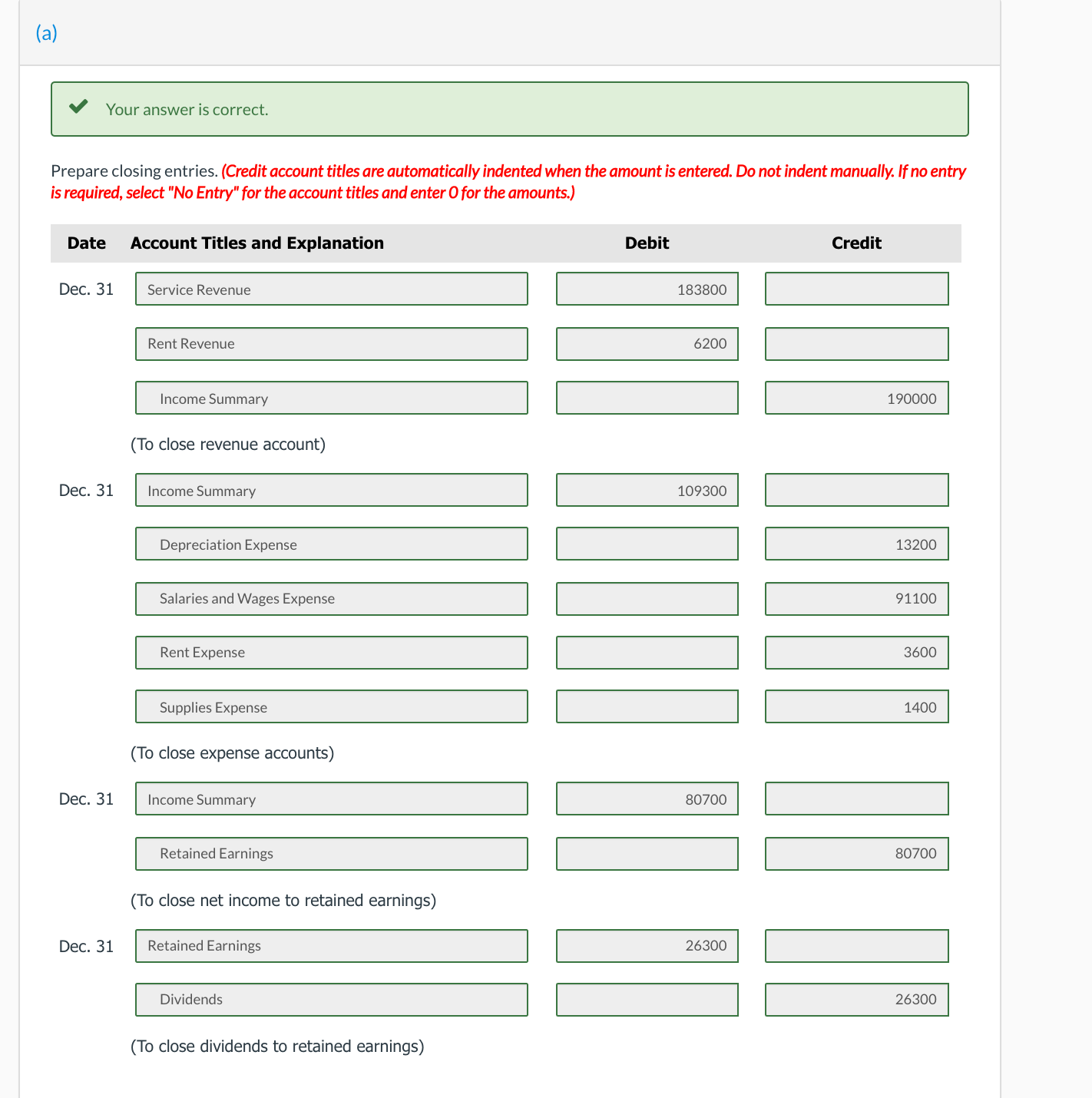 RATE UNHELPFUL Selected year-end account balances from the adjusted trial balance as