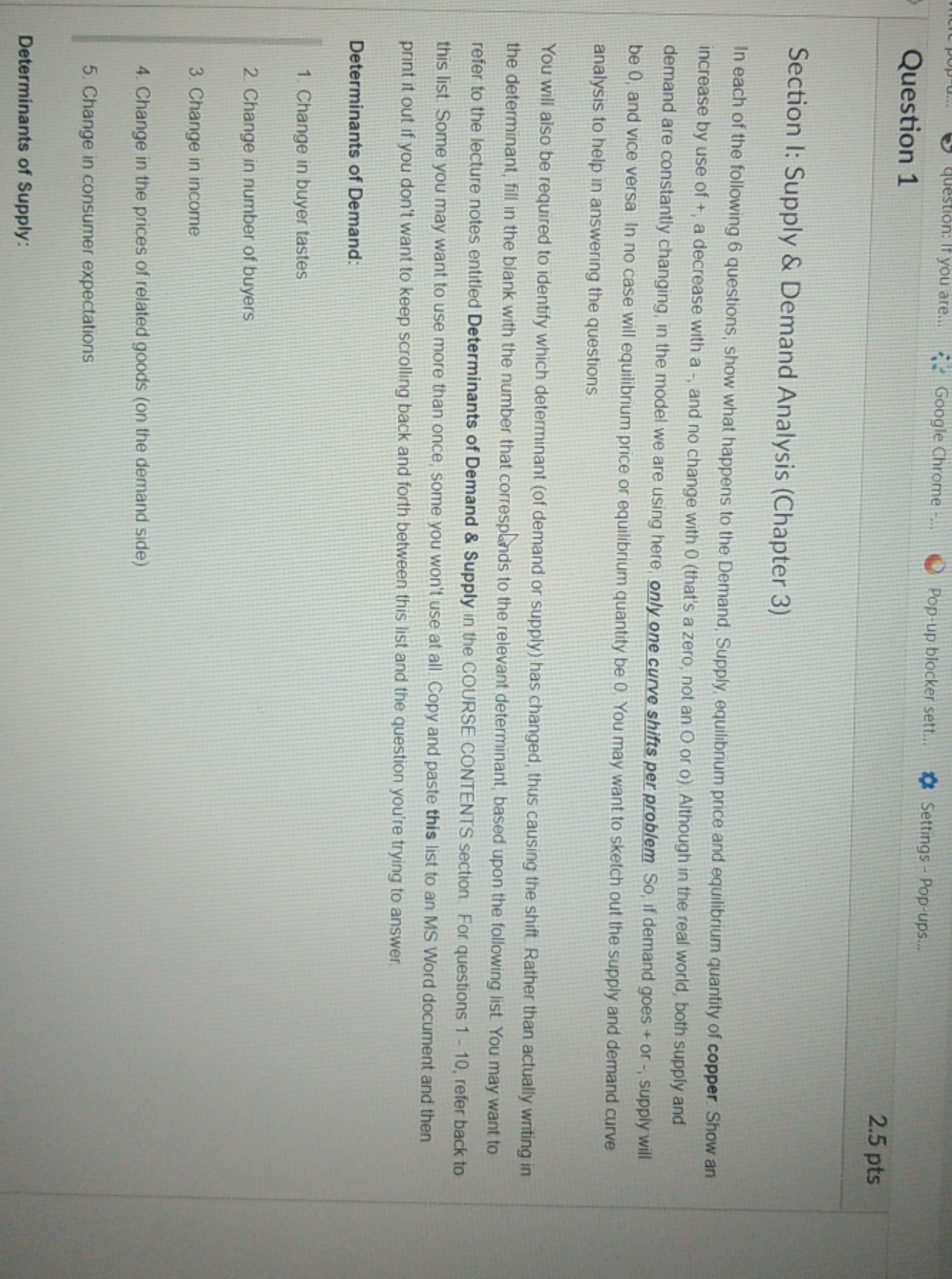 need only answers Google Chrome -. Pop-up blocker sett. Settings -