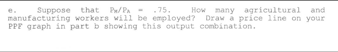 and. land as inputs while the manufacturing industry uses labor and capital