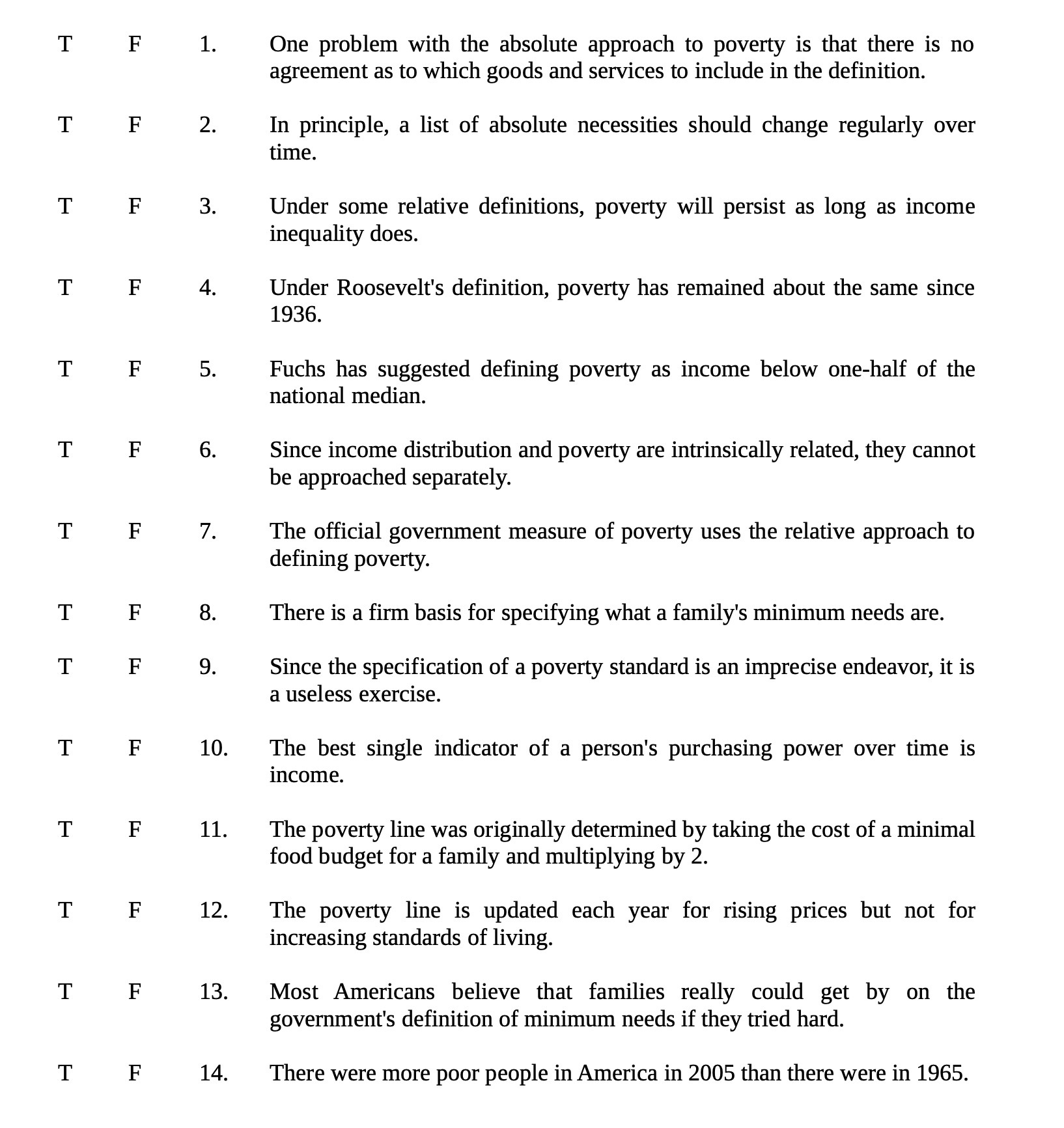  10. 11. 12. 13. 14. One problem with the absolute approach