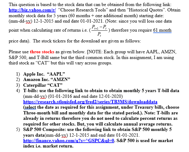  This question is based to the stock data that can be