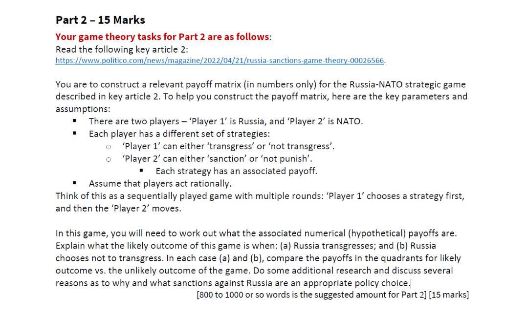 2 are as follows: Read the following key article 2: litico.com news