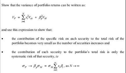of the return on Asset B. 121 (ii) For both assets, find