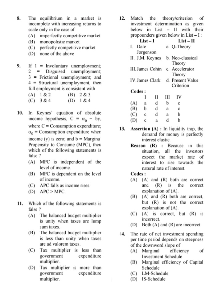 Knife-edge 2. Rosentein- (A) 6-8 percent Equilibrium Rodan (B) 8 - 10
