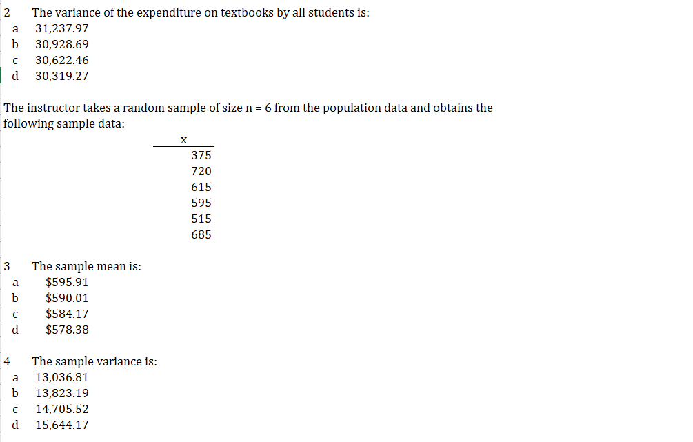 exactly match the correct choice, it is due to rounding of intermediate
