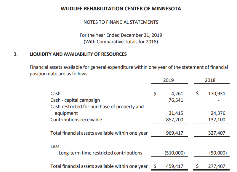 additional help if it's necessary : https://wrcmn.org/content/205/f8f5339e/2019WRCAudit.pdfPlease fill the worksheet below STATEMENT