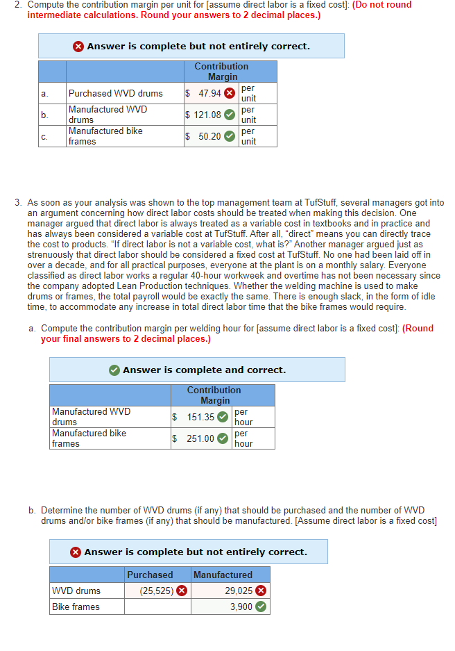 2. lCompute the contrib uon margin per unit for [assume direct