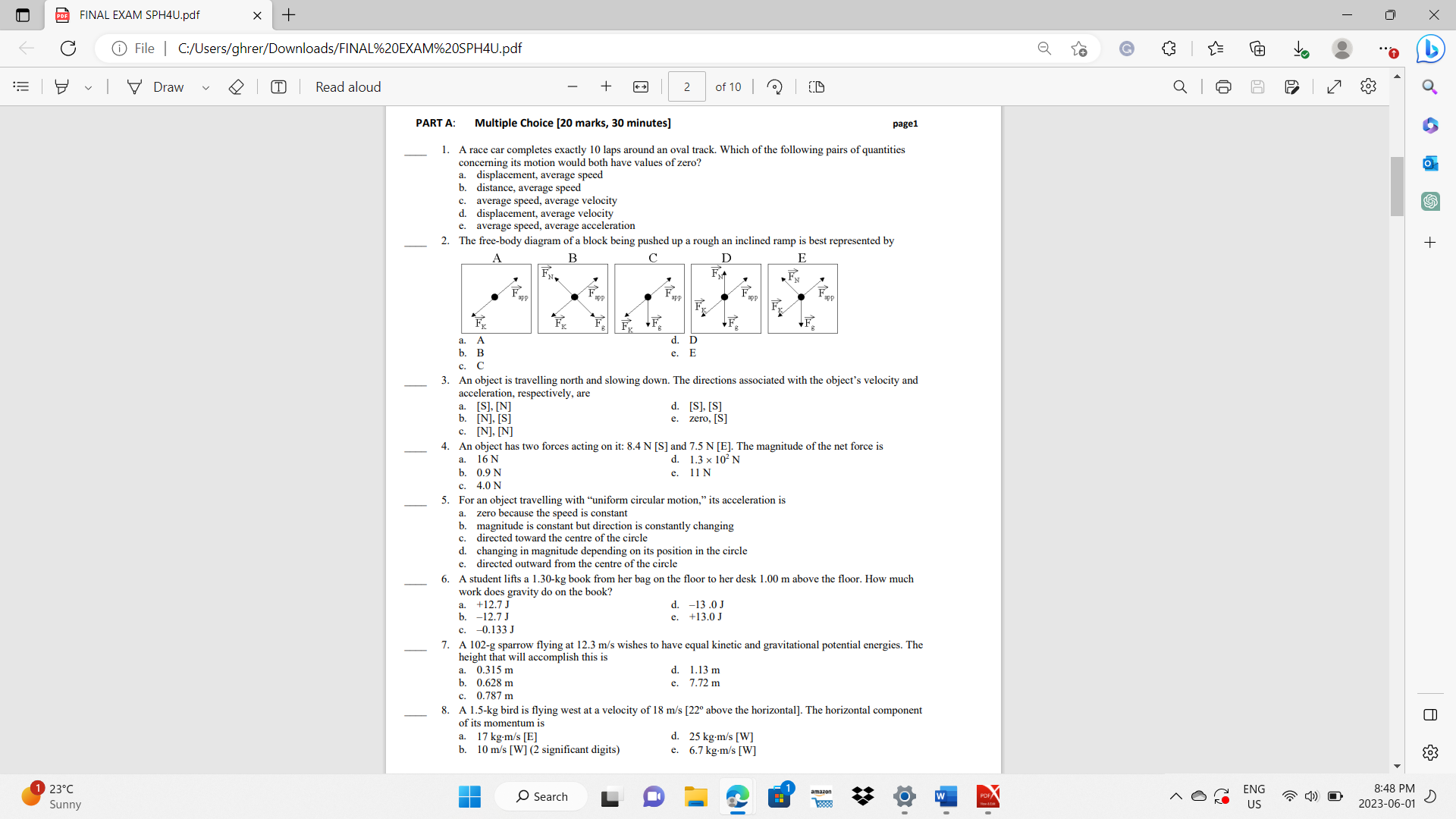 10 - N/kg d. 1.7 x 10' N/kg b. 8.3 x 10