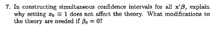 Regression matrix, confidence intervals and regions Tr". In constructing simultaneous condence