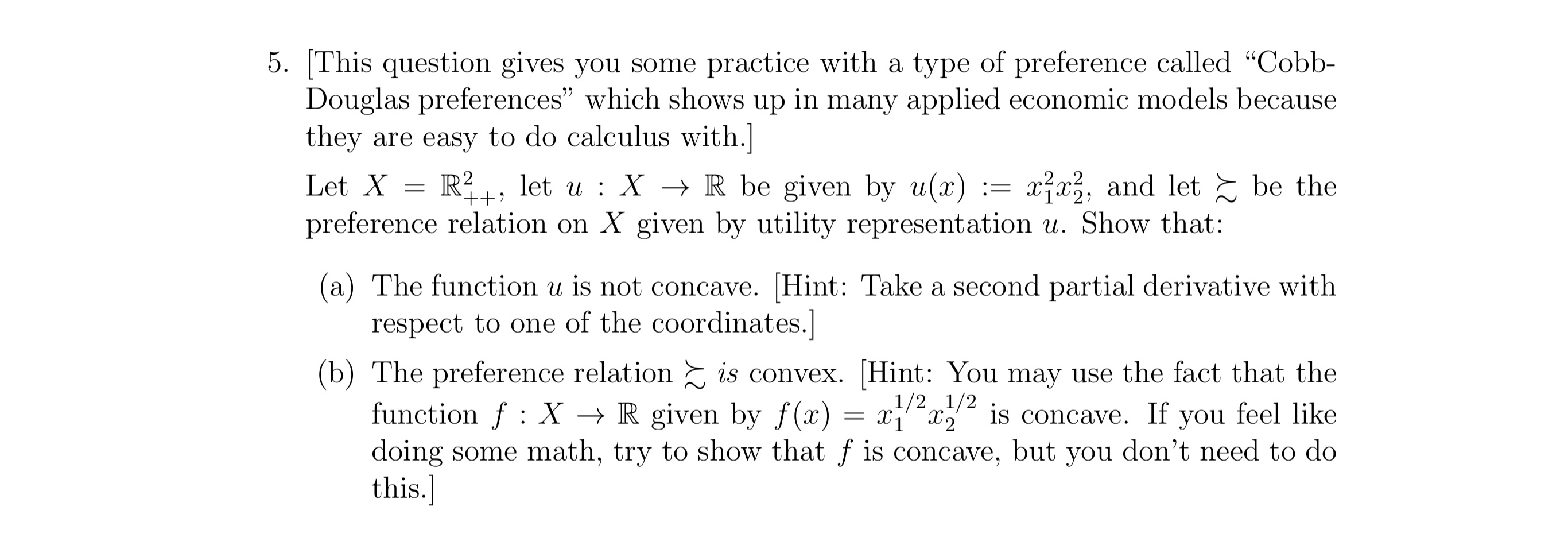  5. This question gives you some practice with a type of