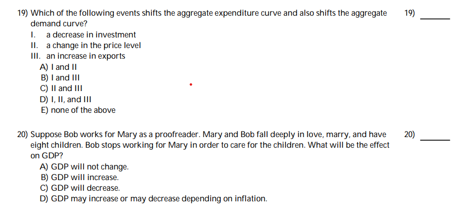 The Consumer Price Index for 2018 equals A) 118. B) 116. C)
