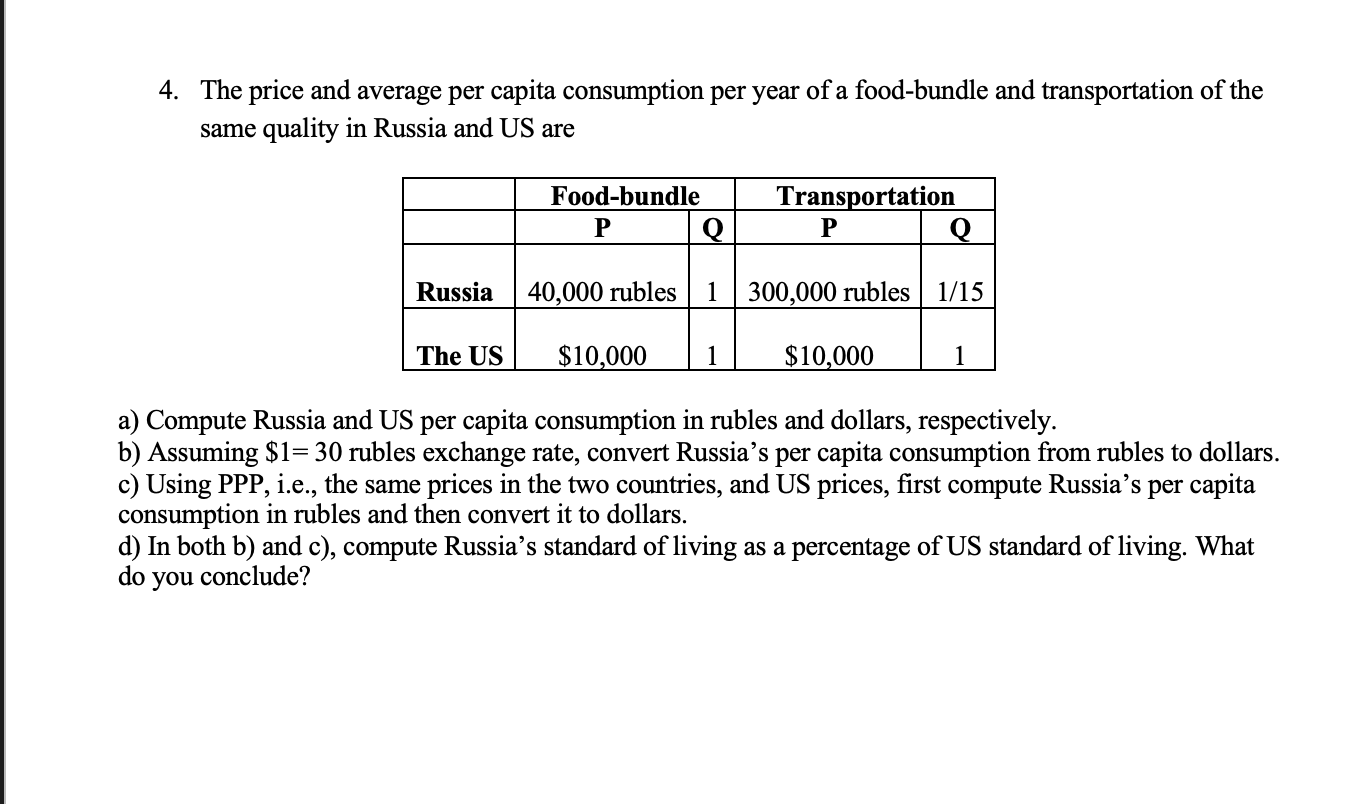 i need help solving this please 4. The price and average