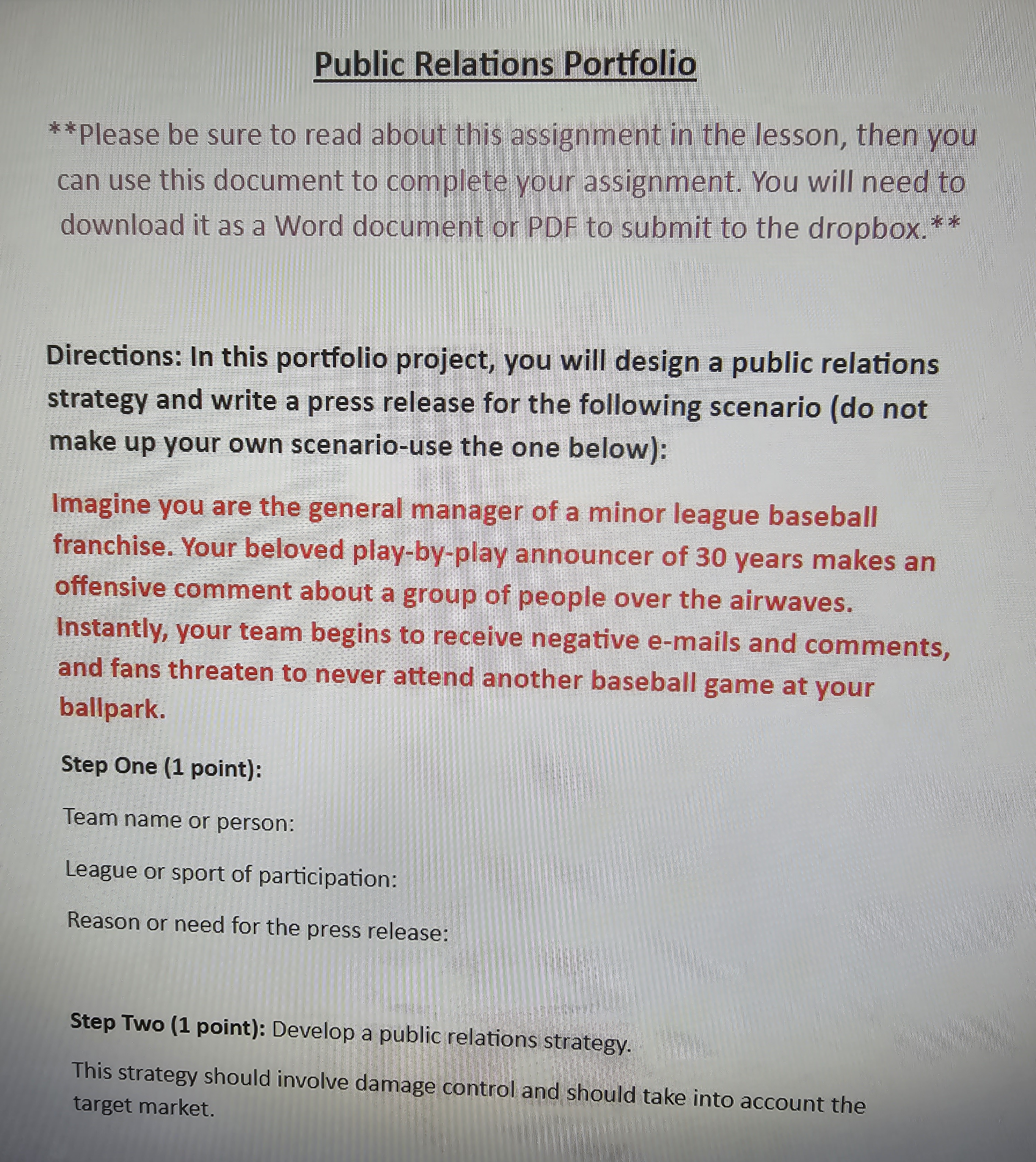 then yo can use this document to comp iment. You will need